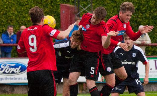 Dougie Hill scores V Dundee